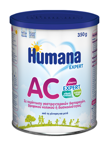Humana AC Expert Anticolic Γάλα Σε Σκόνη Από Την Γέννηση 350gr